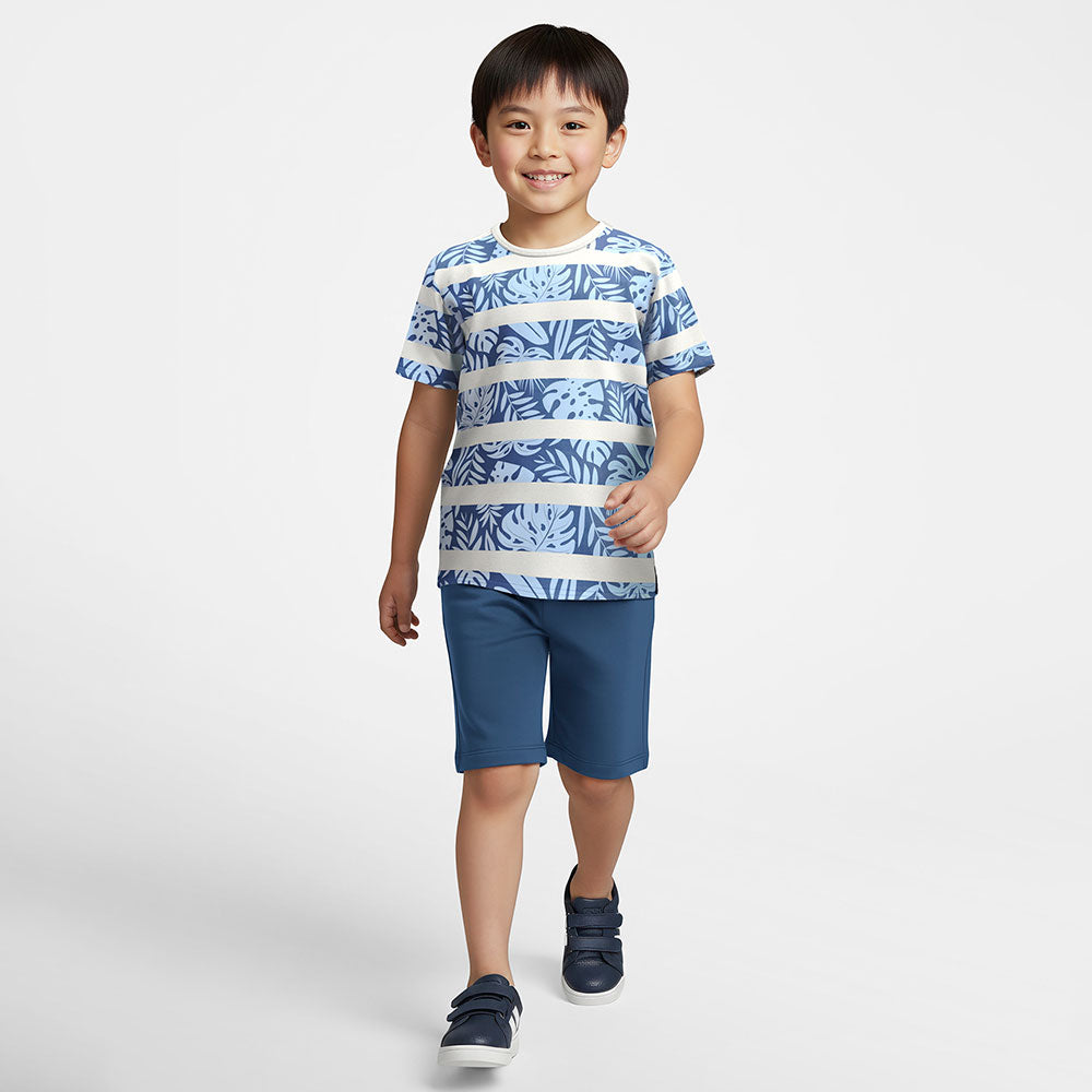 Conjunto Infantil Menino Camiseta e Bermuda - Alakazoo