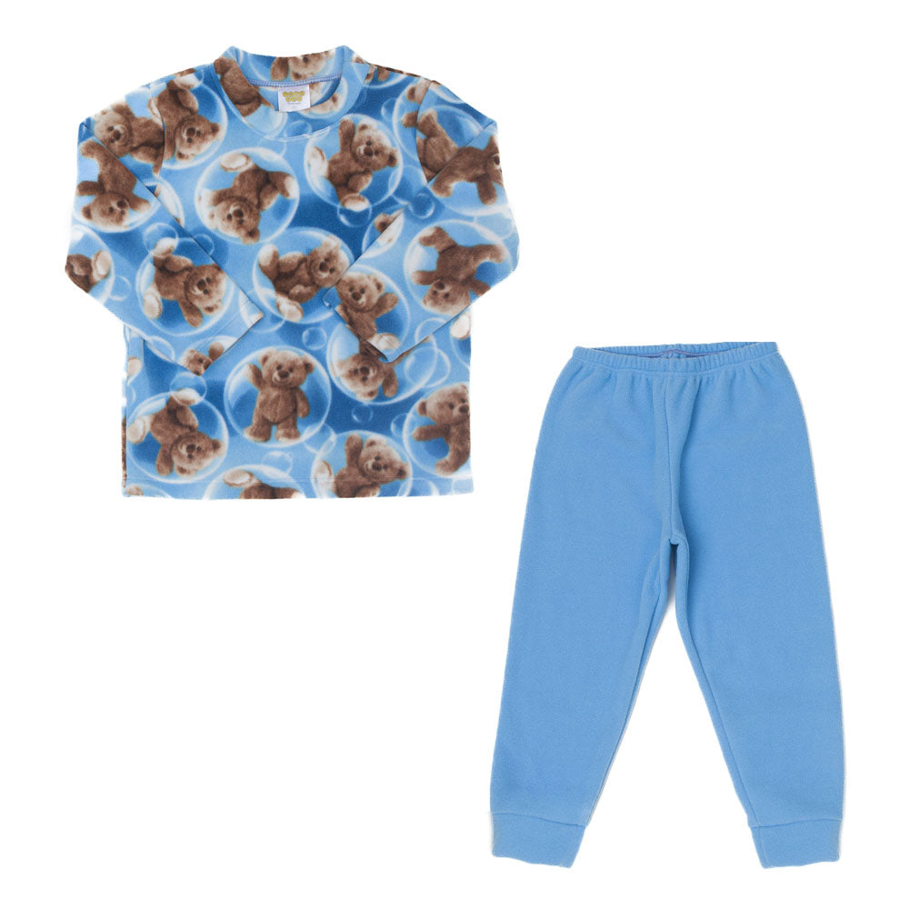 Pijama Soft Estampado Azul Ursos - Have Fun
