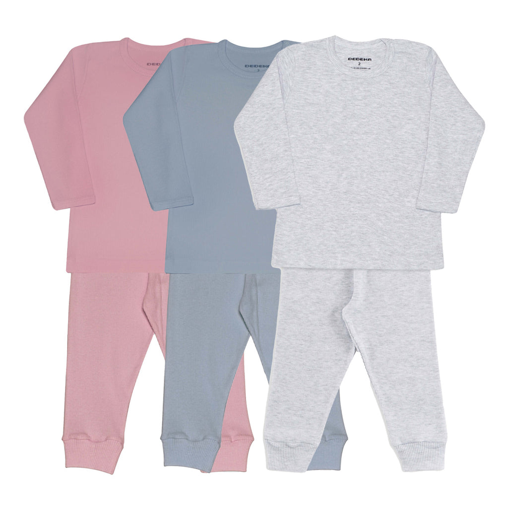 Conjunto Canelado Blusa e Calça Infantil - Dedeka