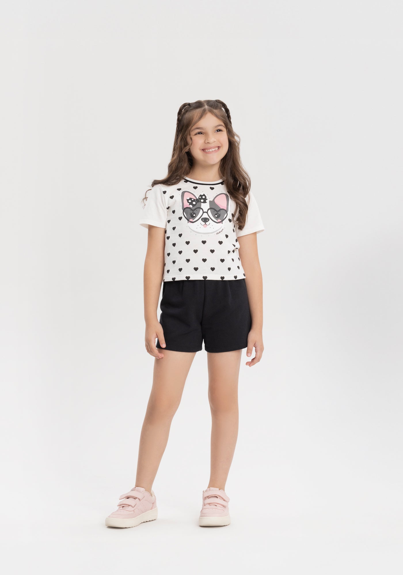 Conjunto Infantil Menina Cachorro - Alakazoo