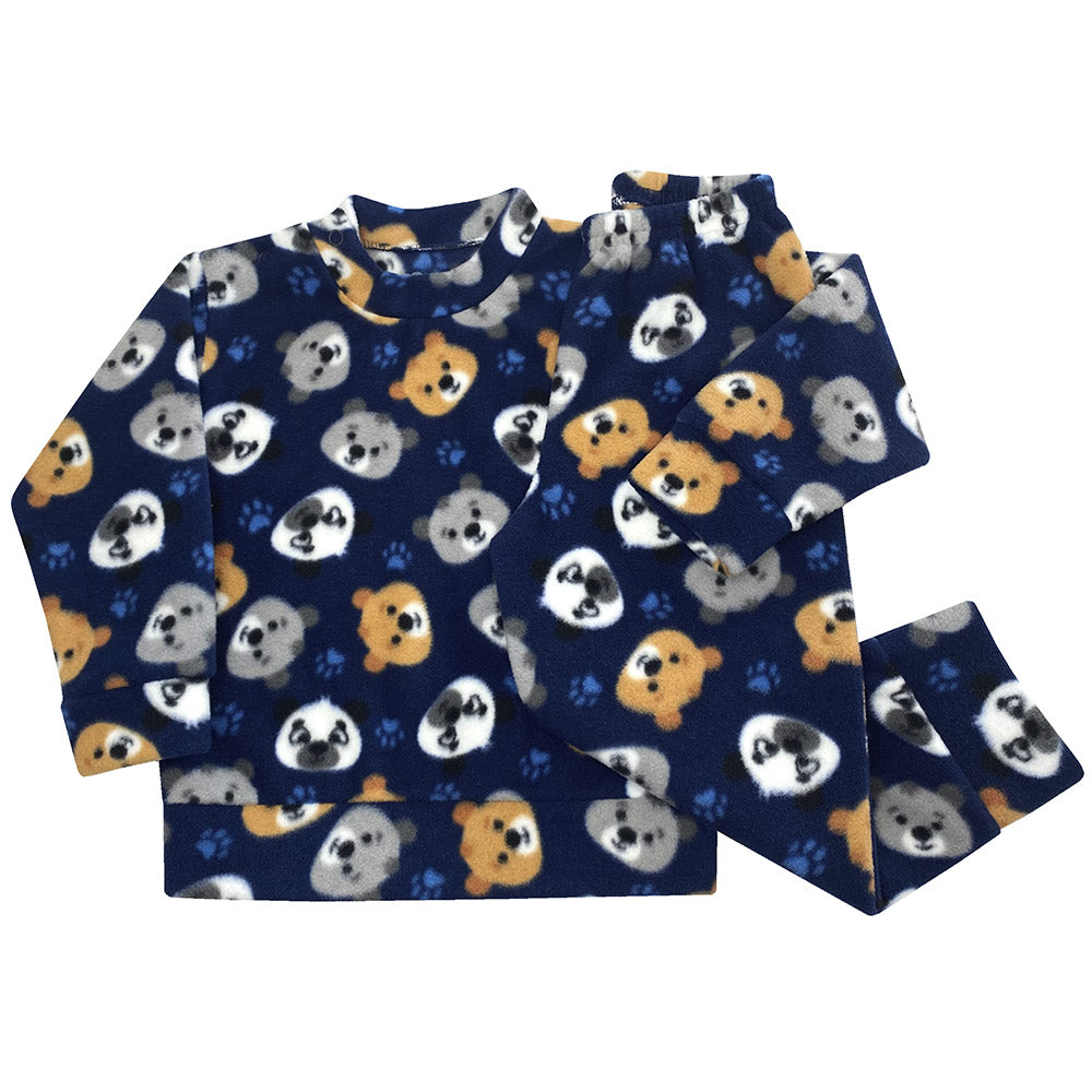 Conjunto Pijama Soft Infantil Menino Ursos - Odicon
