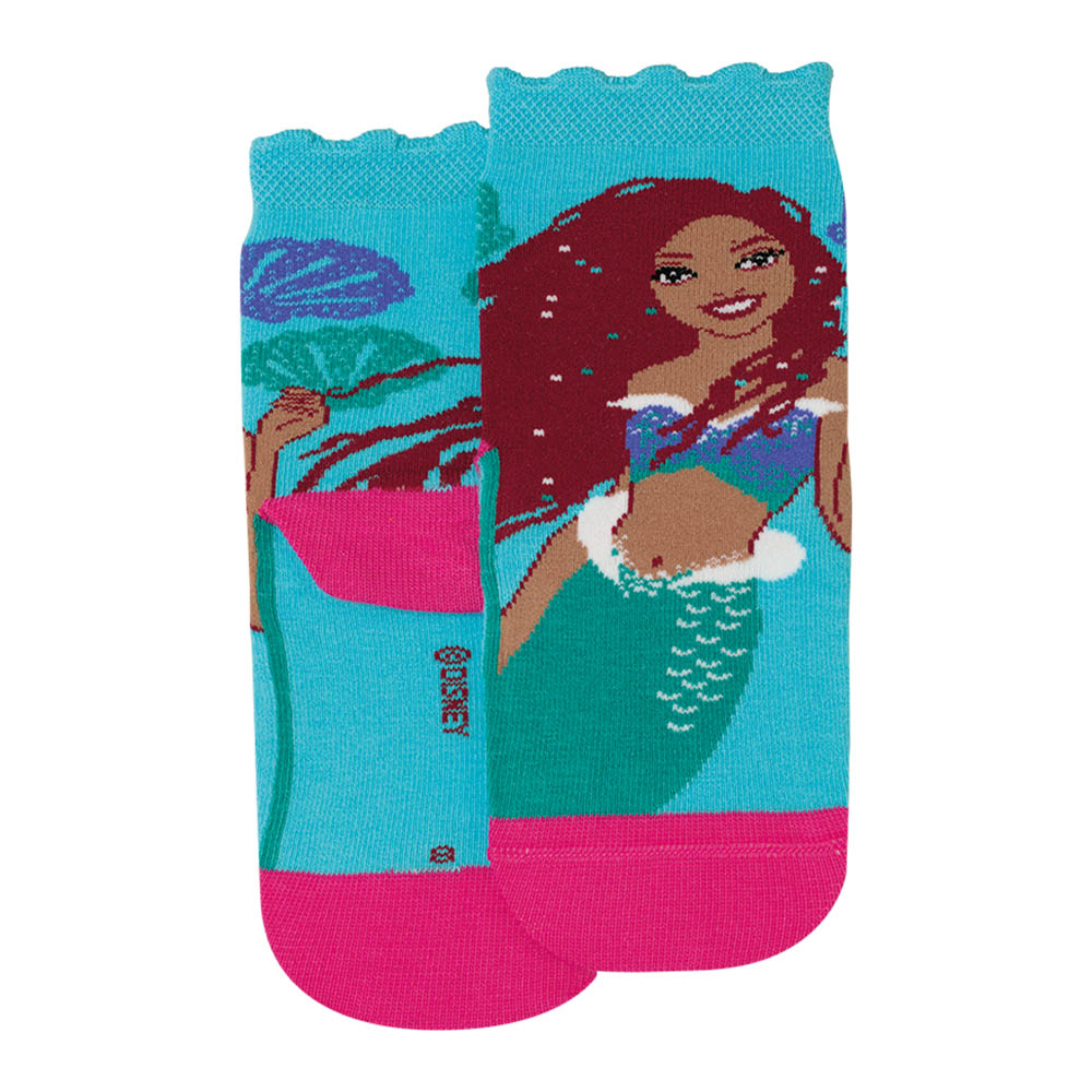 Meia Cano Médio Infantil Menina Disney Pequena Sereia - Lupo