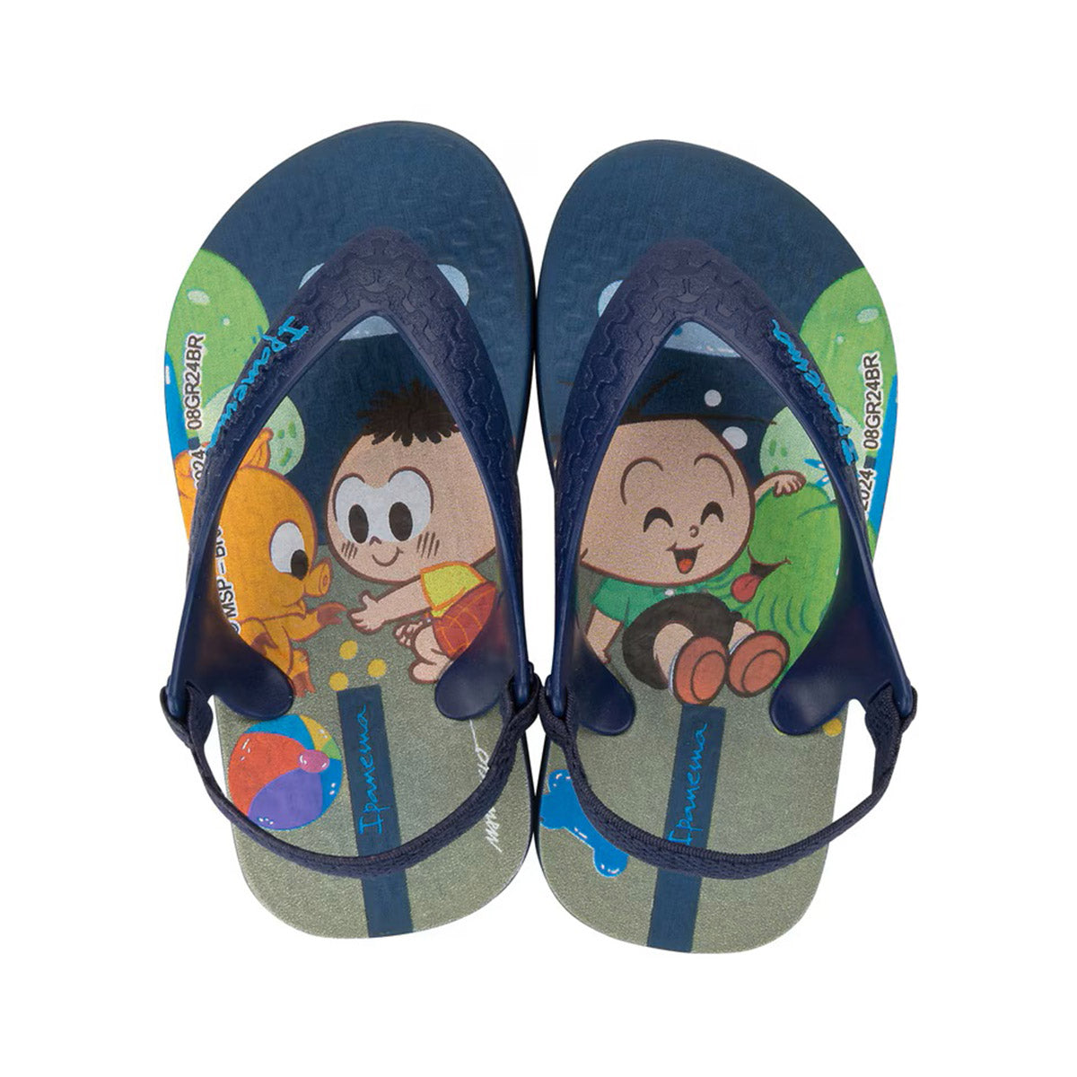 Chinelo de Dedo Bebê Menino Turma da Mônica - Ipanema