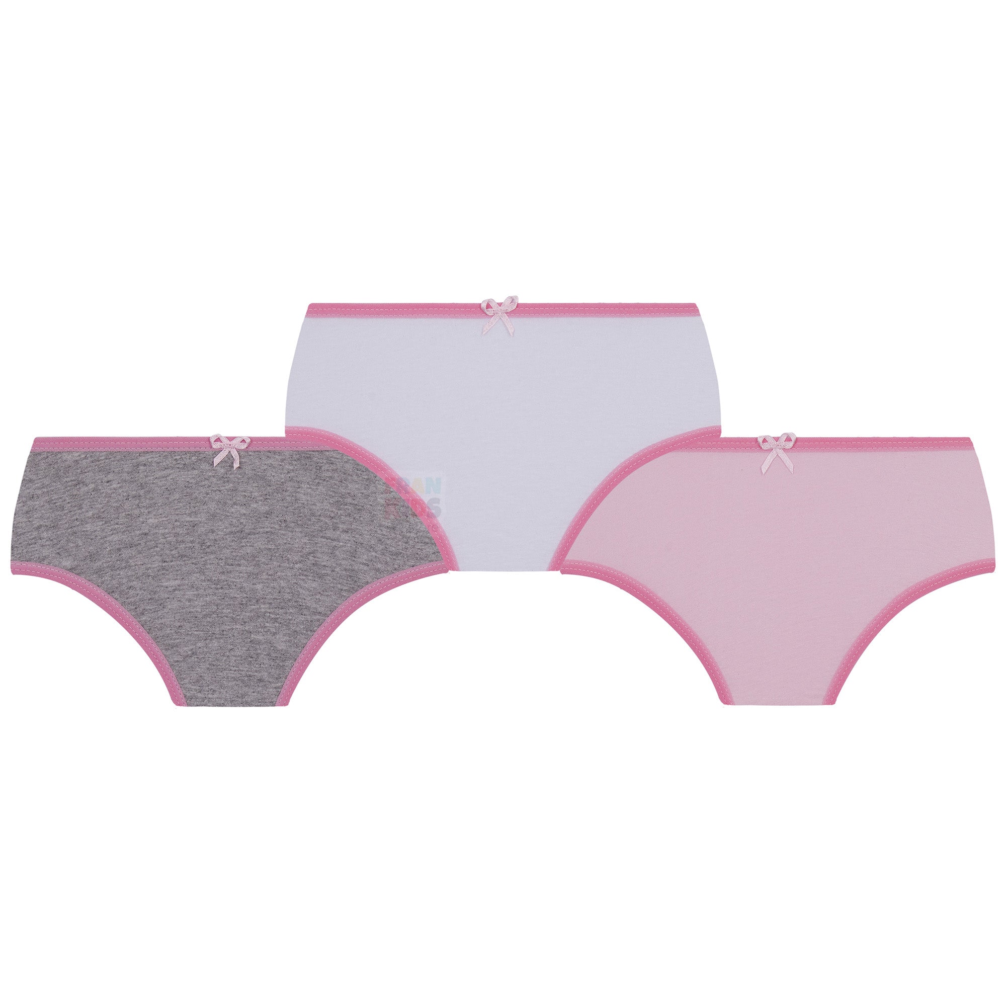 Kit Com 3 Calcinhas Infantil Lobinha em Algodão - Lupo