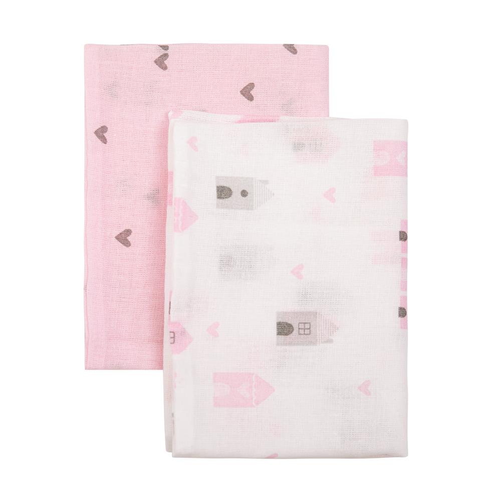 Kit de Fronha Travesseiro C/ Furos 31x22CM Casinha - Papi