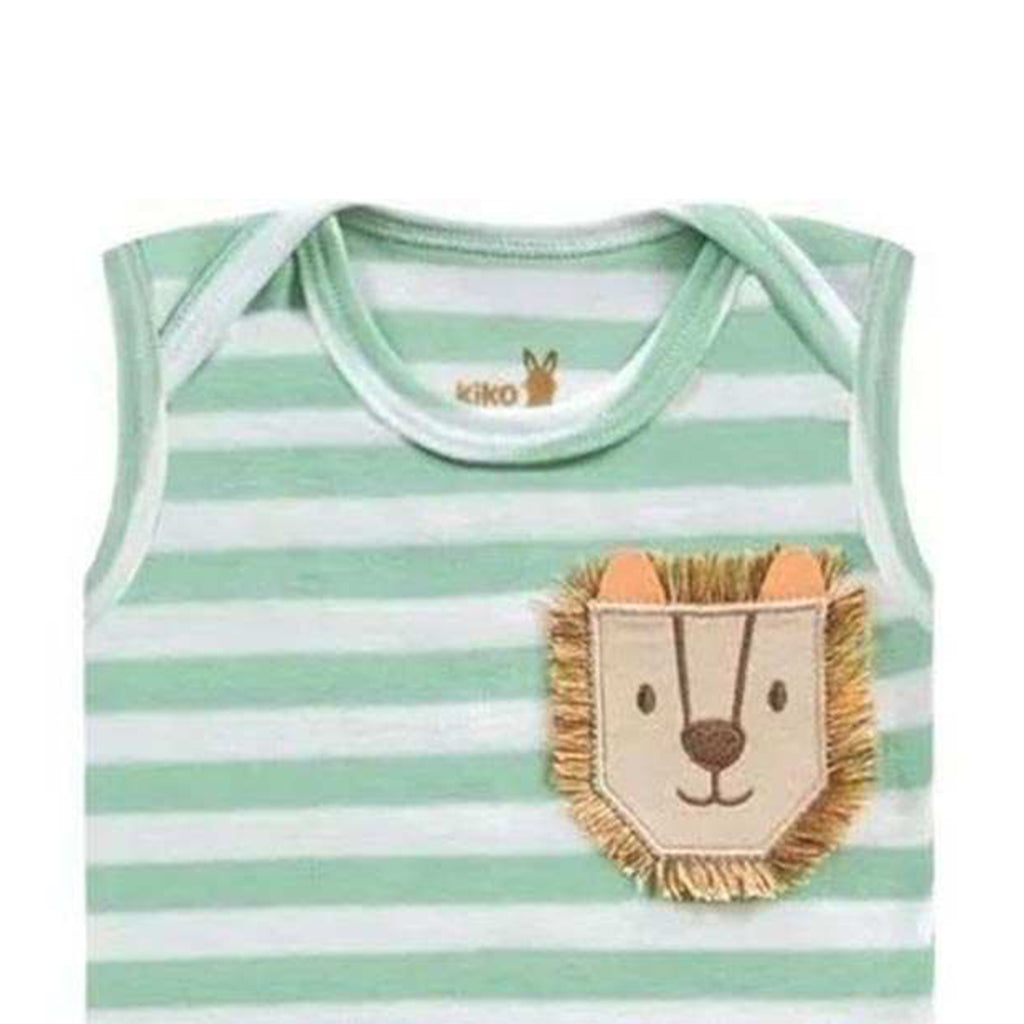 Body Regata Bebê Menino Leão - Kiko Baby