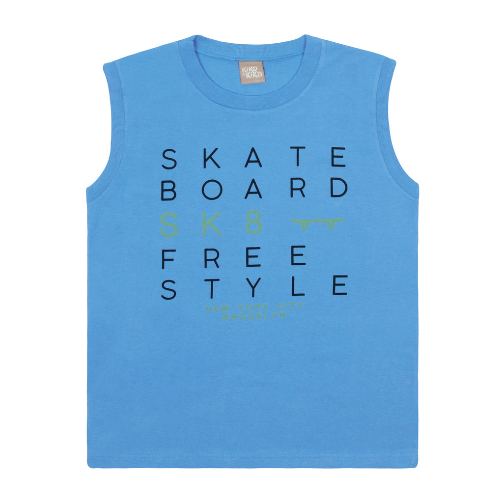 Regata Infantil Menino Skate Board - Kiko e Kika