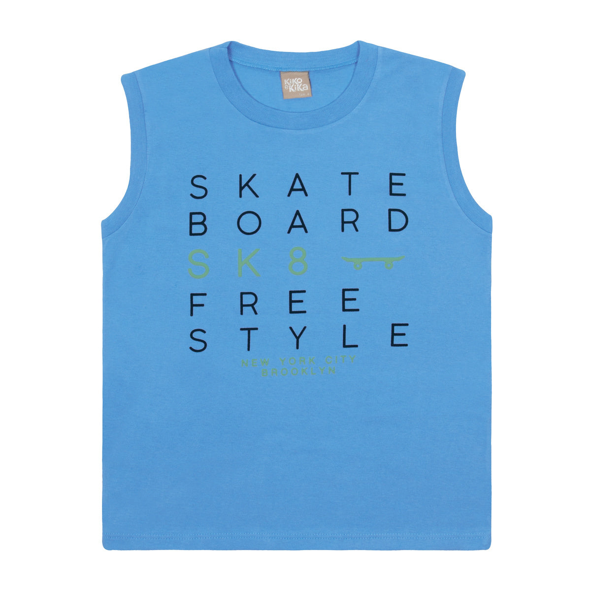 Regata Infantil Menino Skate Board - Kiko e Kika