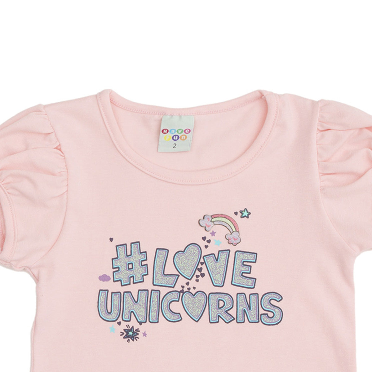 Blusa Infantil Menina #Love Unicors - Have Fun
