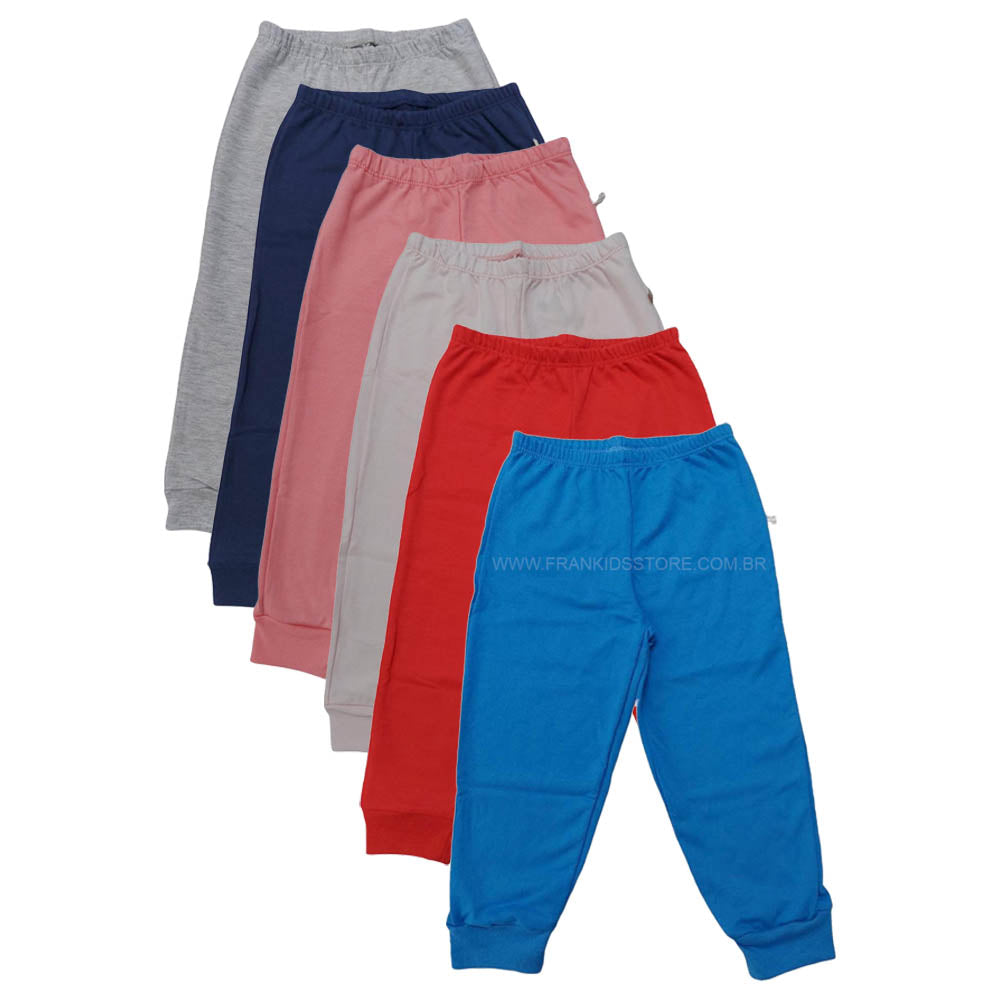 Calça Básica Infantil em Moletinho Sem Pelúcia - Have Fun