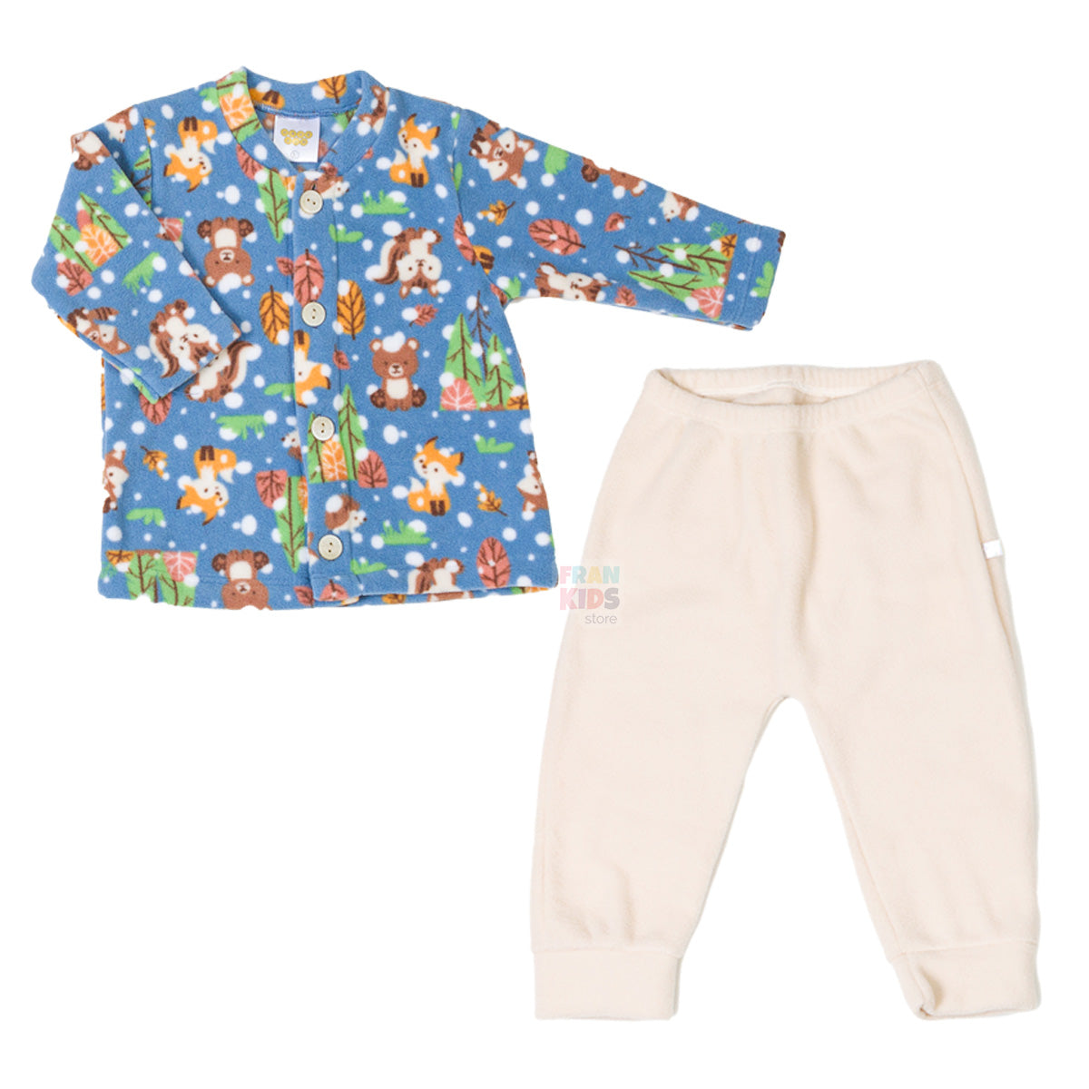 Conjunto Pijama Soft Bebê Menino Bichinhos - Have Fun