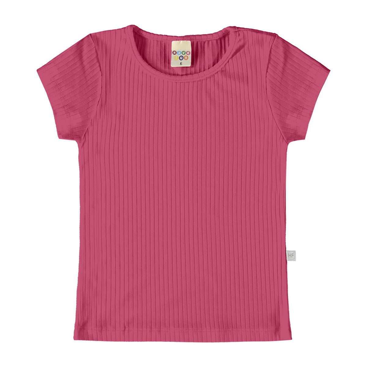 Blusa Básica Infantil Menina Malha Canelada - Have Fun