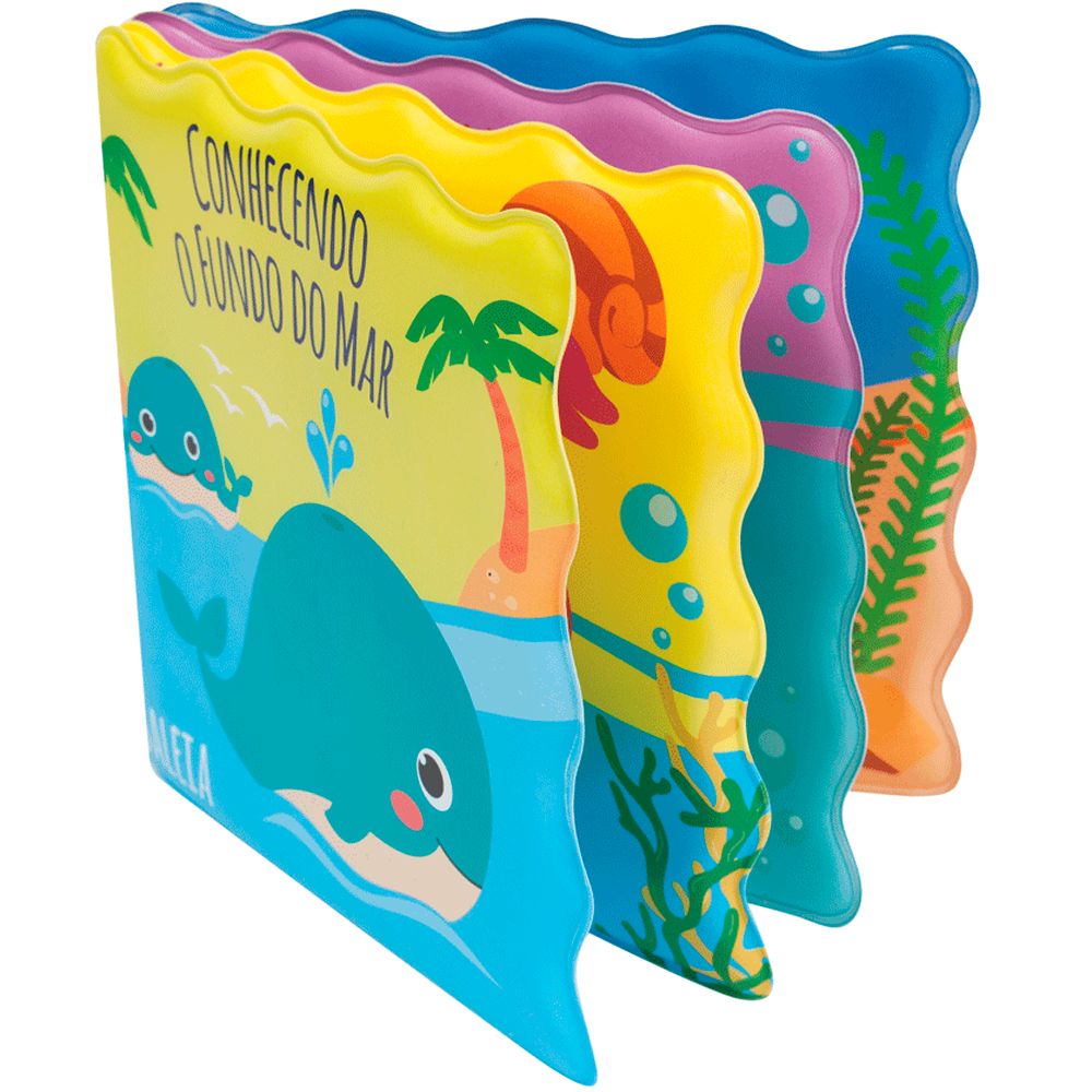 Livro de Banho Bebê Conhecendo o Fundo do Mar - Buba