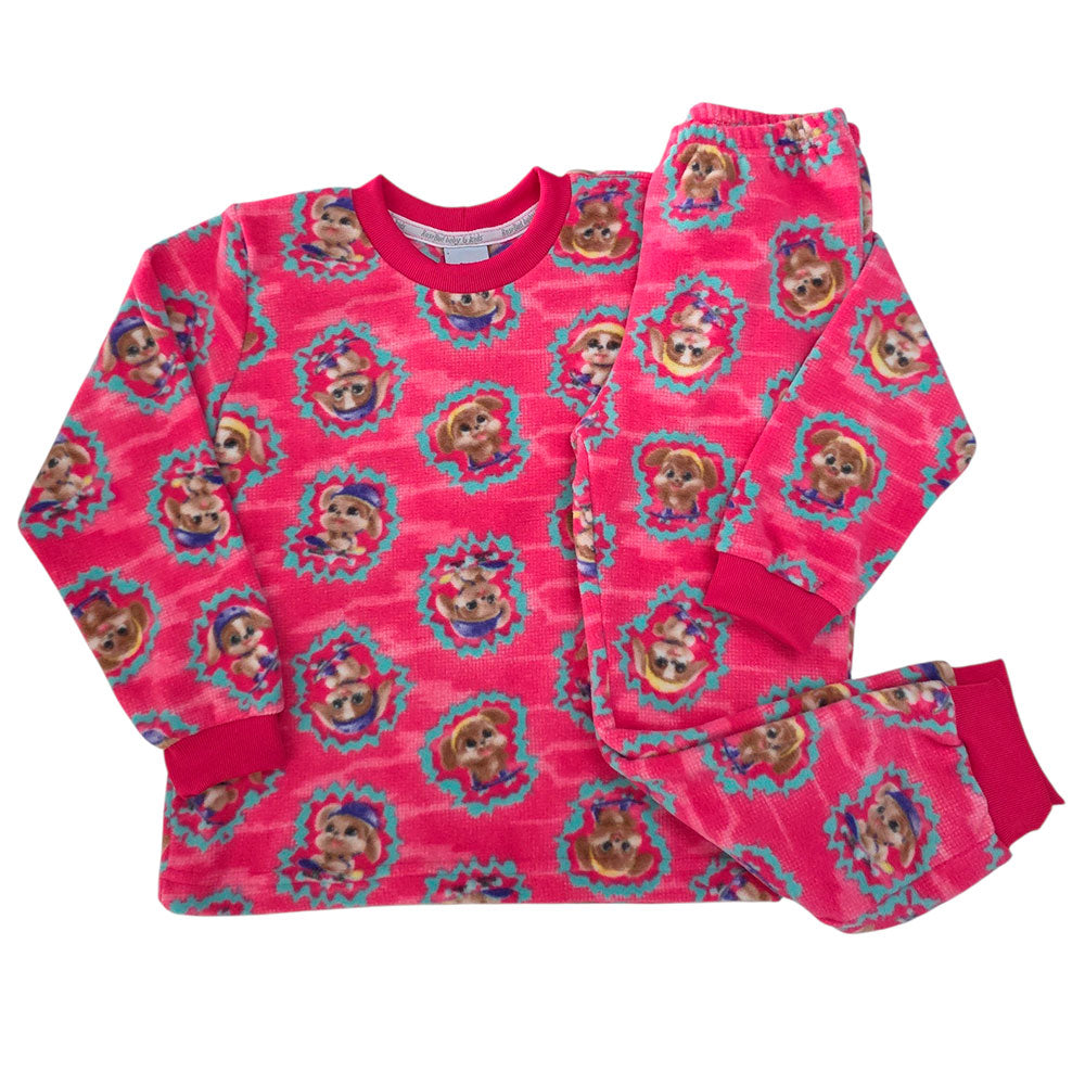 Conjunto Pijama Soft Infantil Menina Cachorrinhos - Rosebud