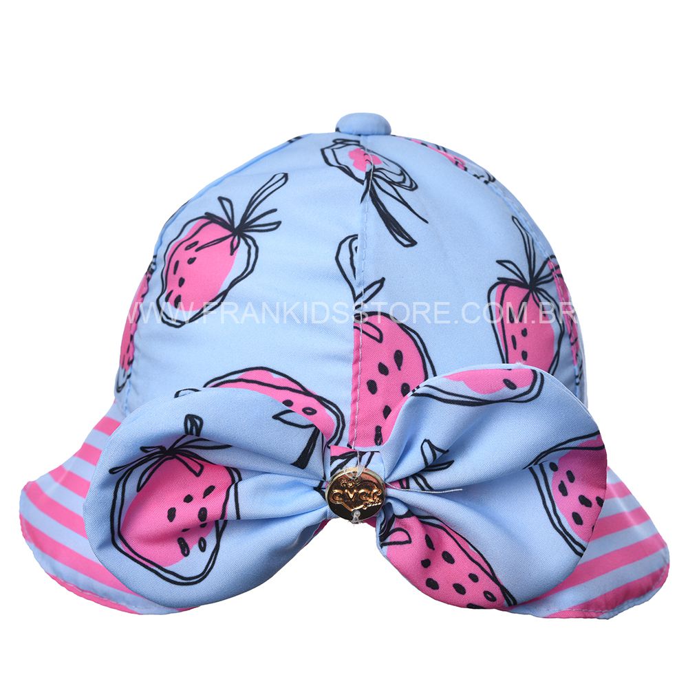 Chapéu Bebê Menina Morangos - Everly