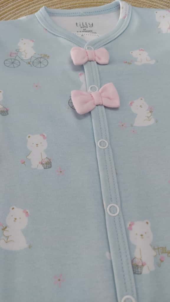 Macacão Bebê Menina Ursinhos - Tilly Baby