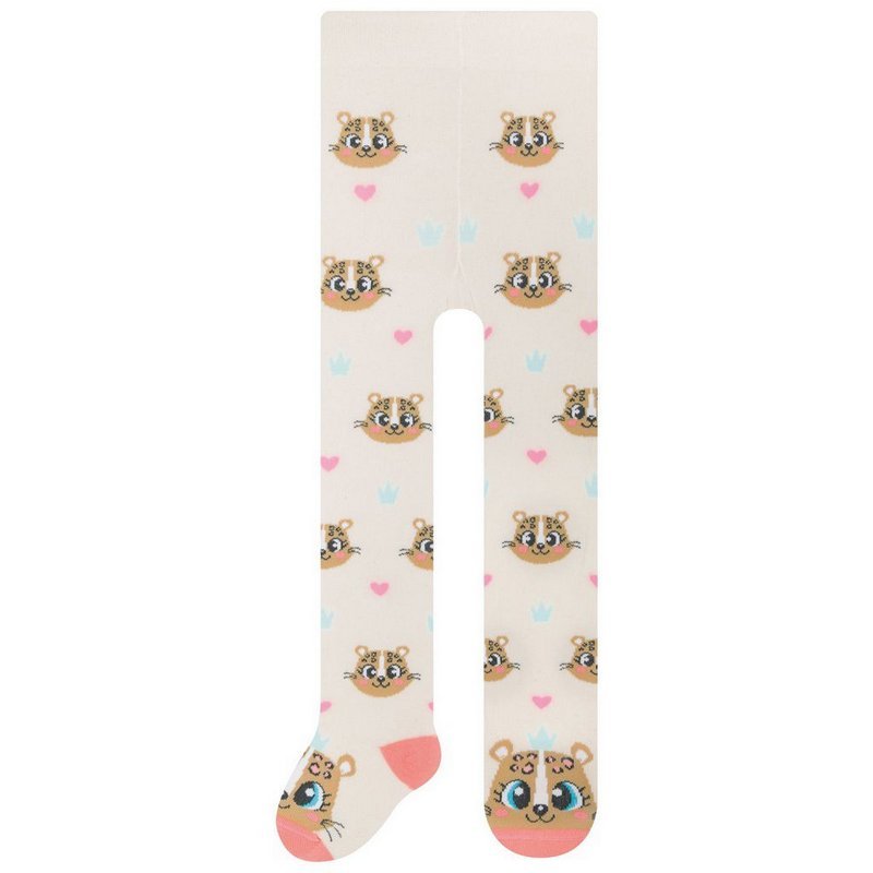 Meia-Calça Fio 80 Bebê Menina em Algodão Oncinha - Selene