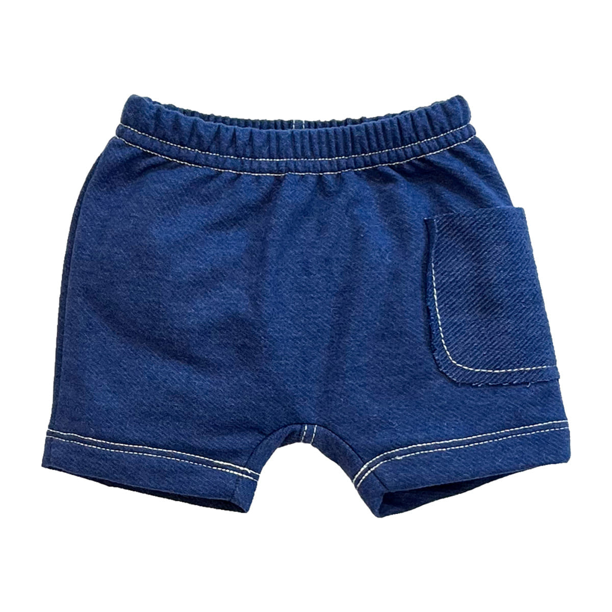 Short Moletinho Jeans Bebê Menino - Tilly Baby