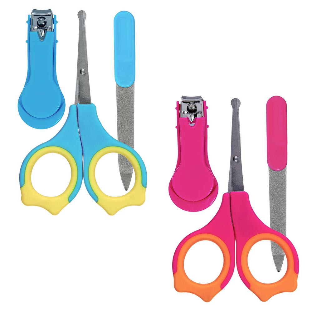 Kit Cortador de Unha Bebê 4 Peças - Buba