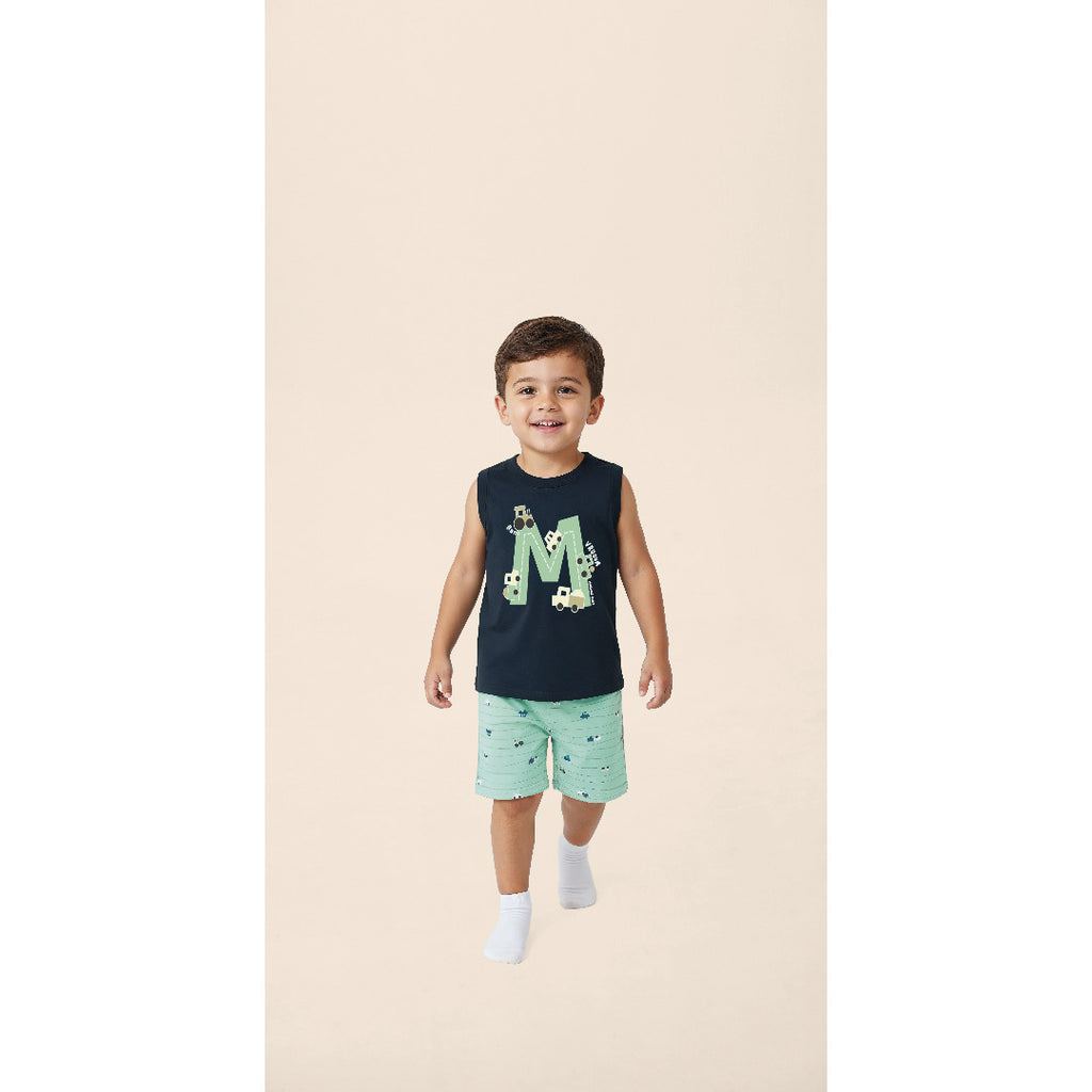 Pijama Infantil Menino Brilha No Escuro Vrum - Malwee Kids