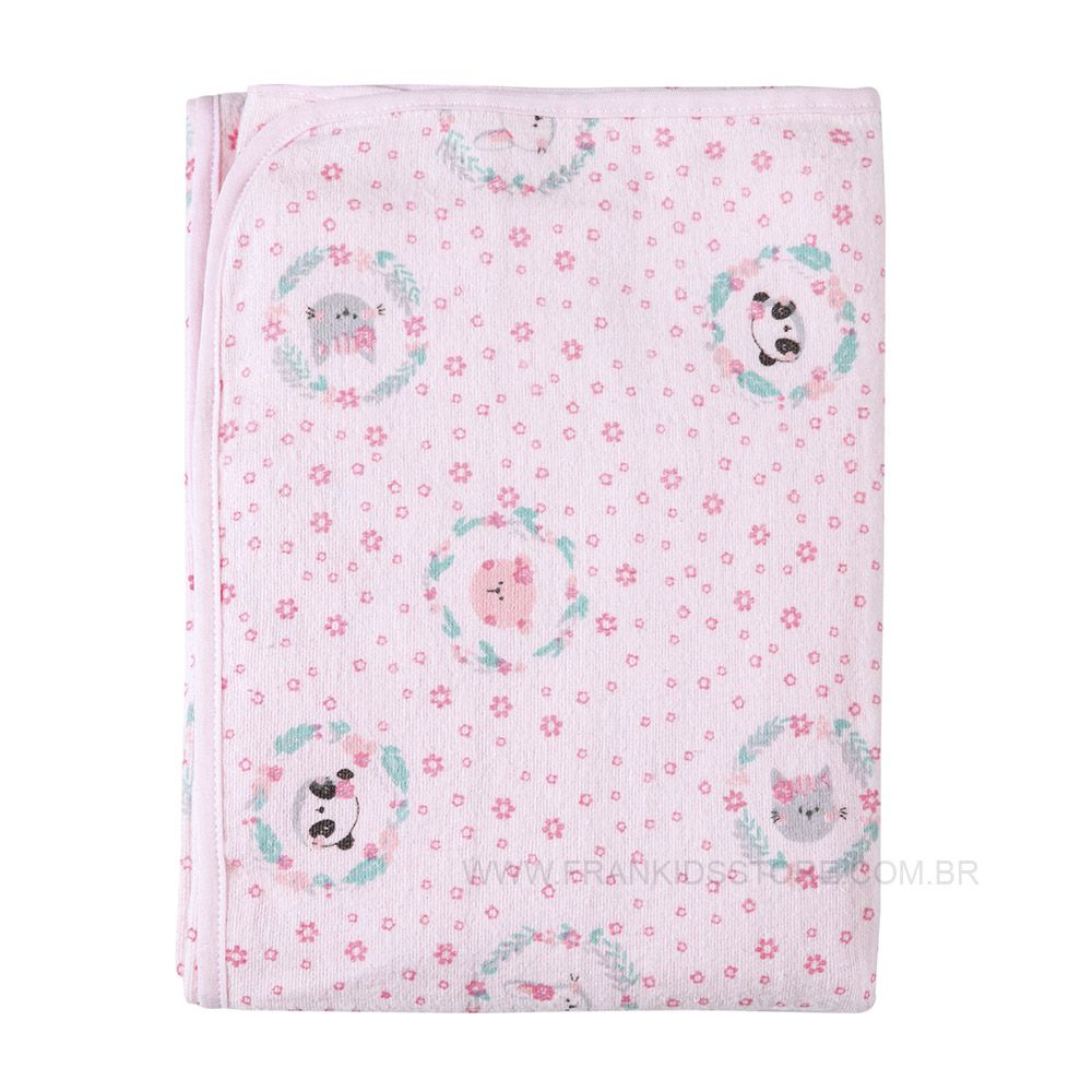 Cobertor Karinho Estampado 1,10MX90CM Amiguinhas - Papi