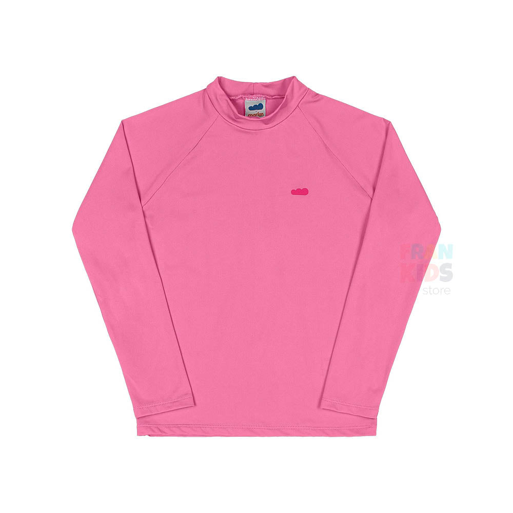 Camiseta Blusa Infantil Com Proteção UV 50+ Lisa - Marlan