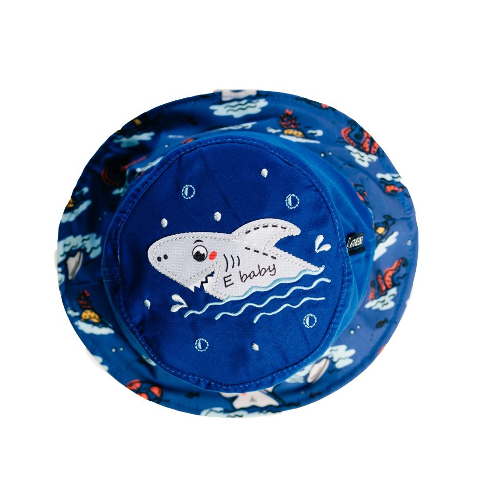 Chapéu Bebê Menino Com Proteção UV 50+ Tubarão  - Everly