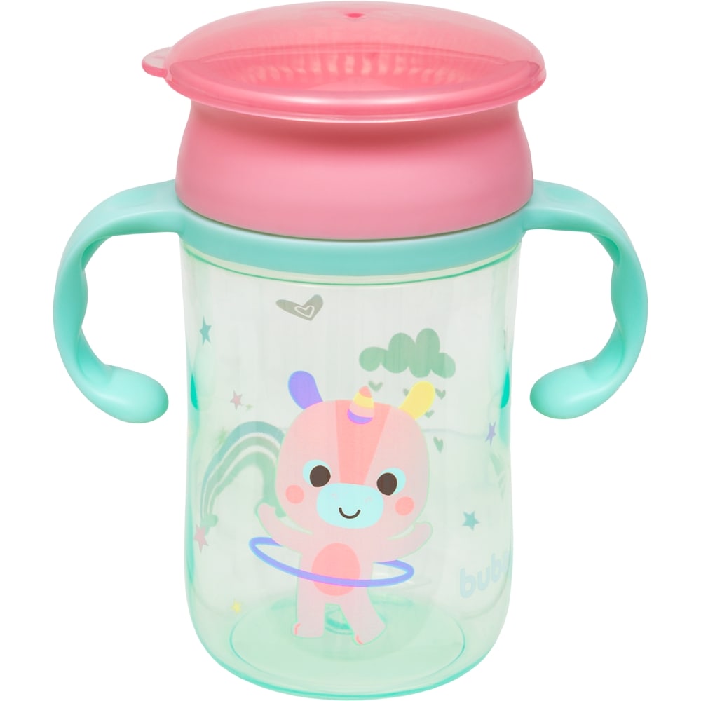 Copo de Transição Antivazamento Bebê 360º Buba Zoo Unicórnio - Buba