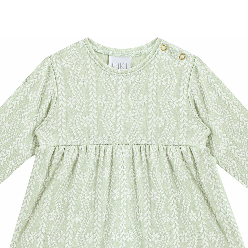 Vestido Manga Longa e Casaco Soft  Bebê - Kiki Xodó