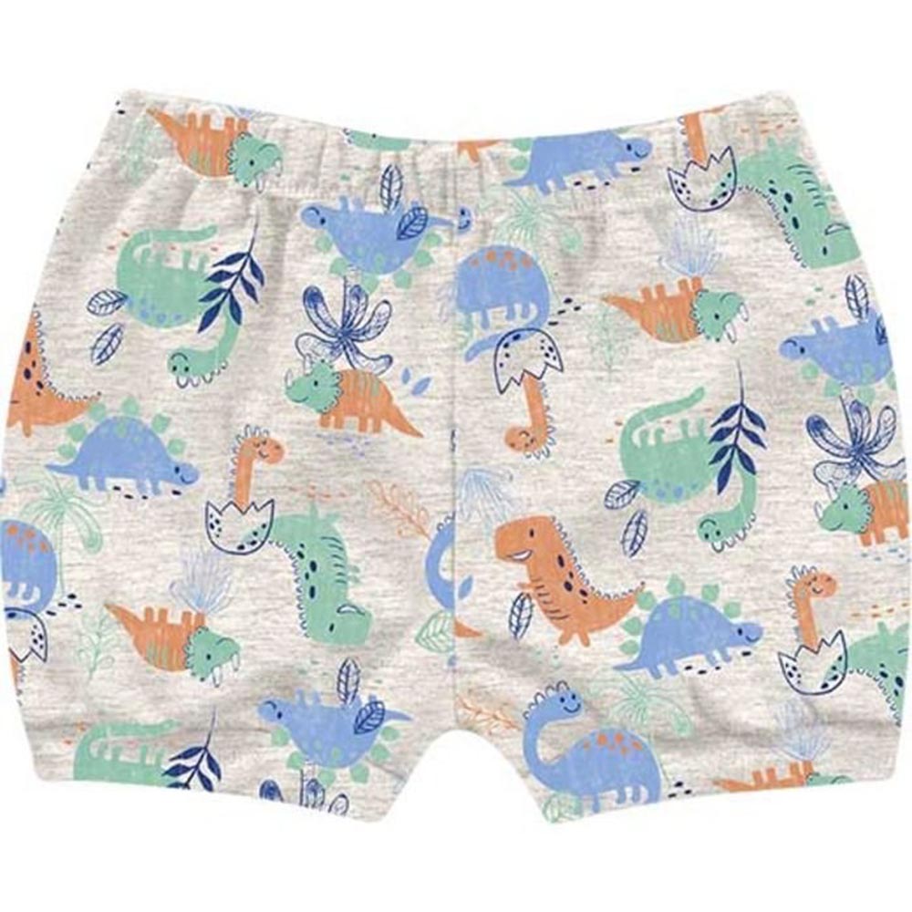 Short Cobre Fralda Suedine Bebê Menino Dinos - Kiko Baby