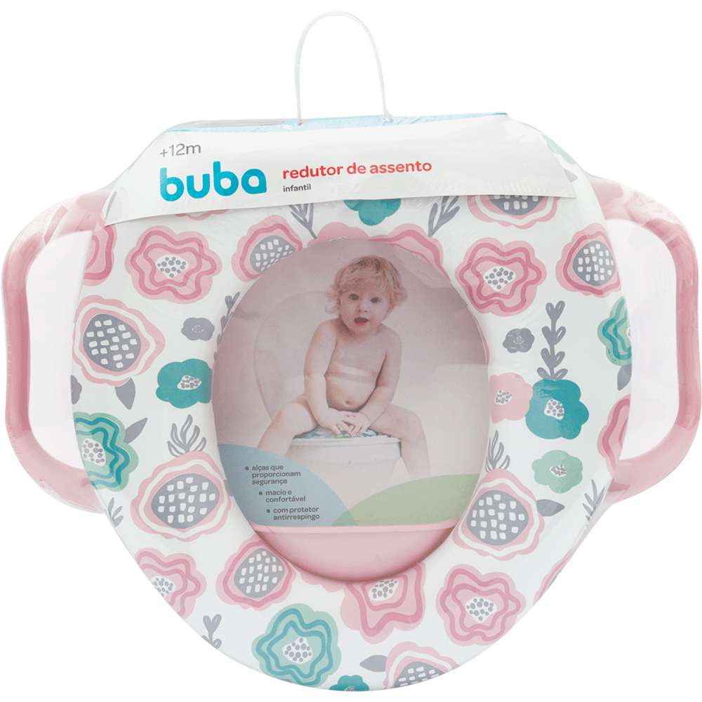 Redutor de Assento Para Vaso Sanitário Flores - Buba