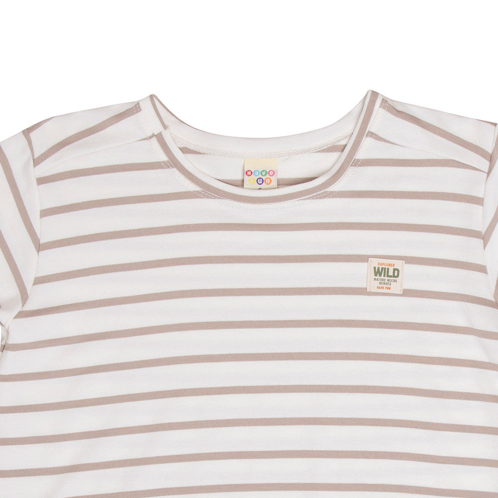 Camiseta Infantil Menino Malha Listrada Especial - Have Fun