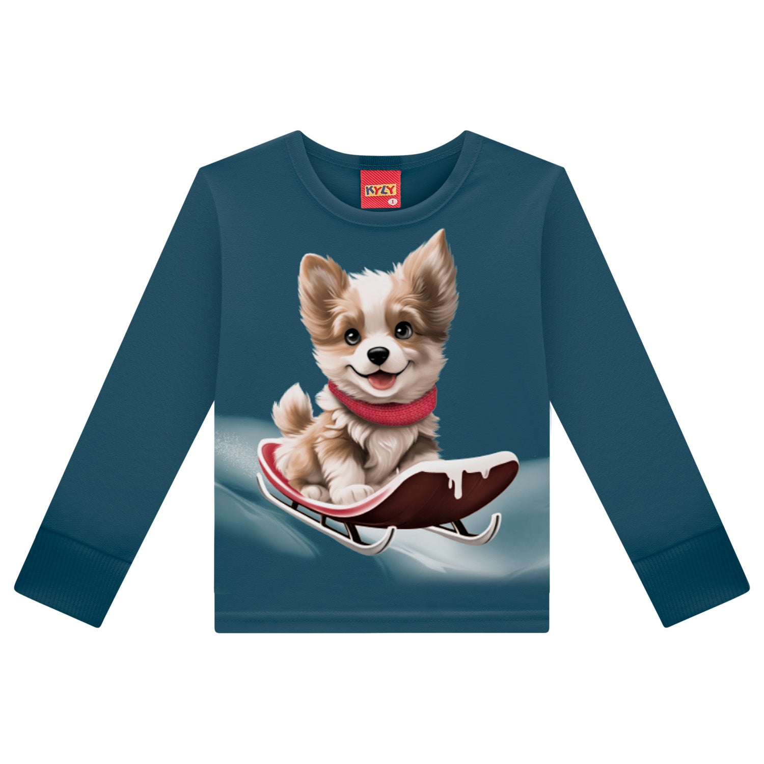 Conjunto Infantil Menino Moletom Peluciado Cachorro - Kyly
