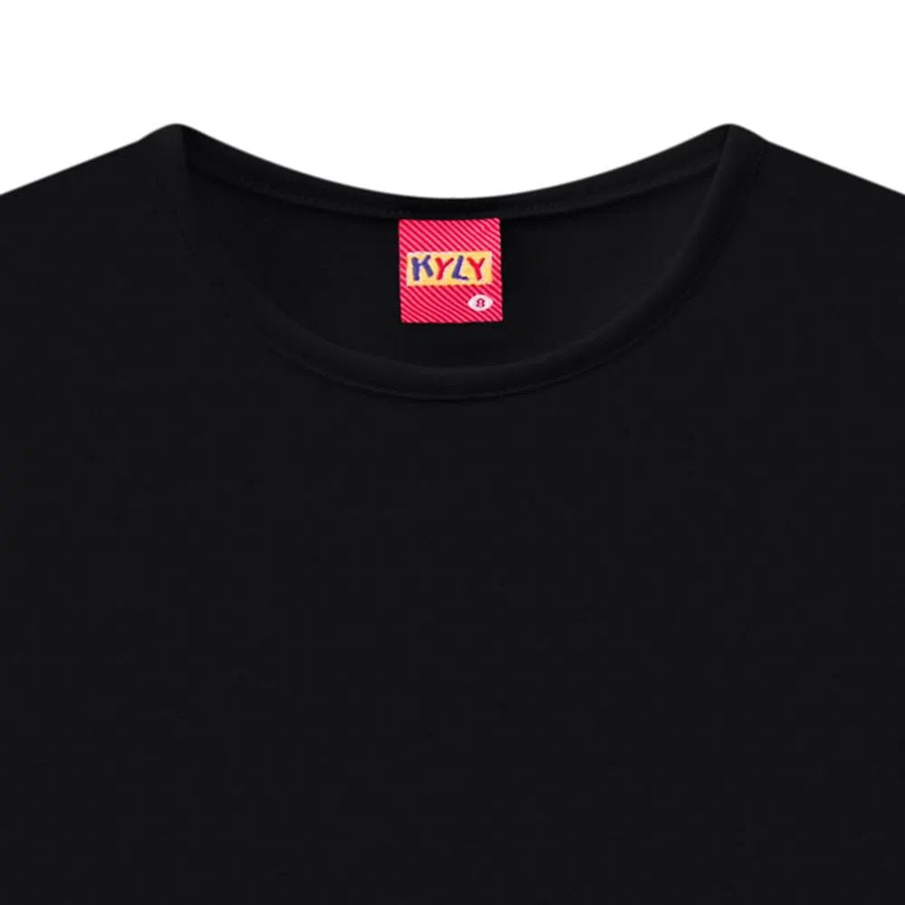 Camiseta Blusa Térmica Para Frio Infantil Preta - Kyly