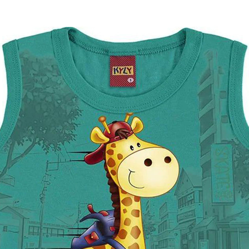 Regata Menino Verde Girafa - Kyly