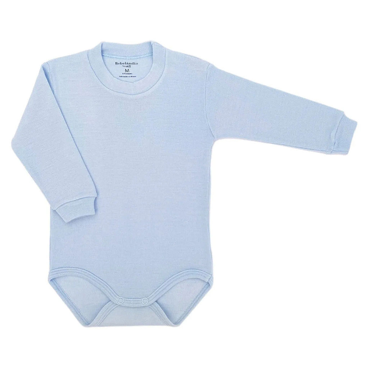 Body Manga Longa Bebê Unissex Lã Antialérgica - Bebelândia