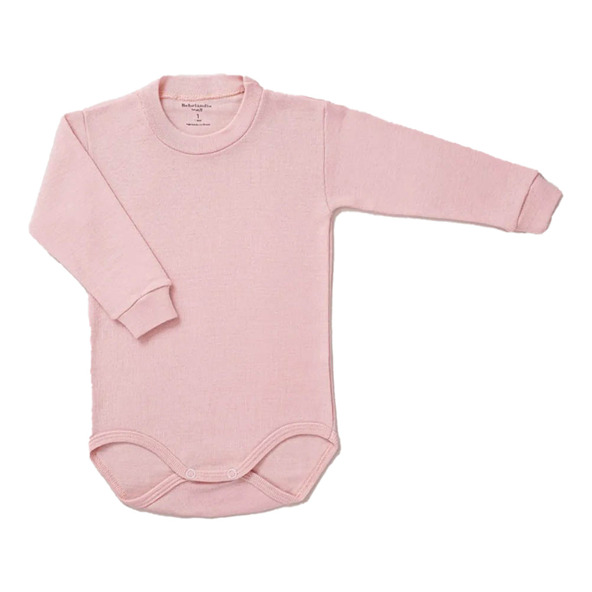 Body Manga Longa Bebê Unissex Lã Antialérgica - Bebelândia