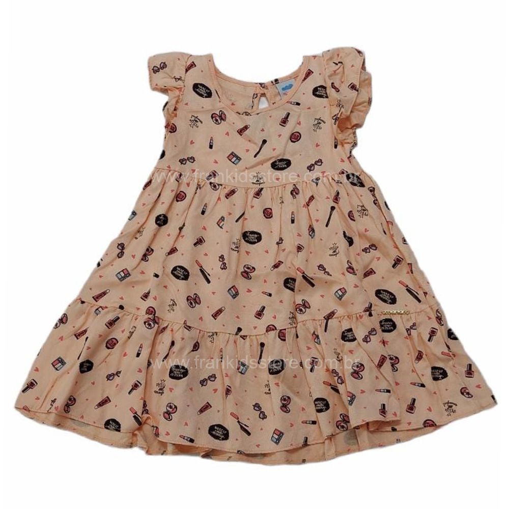 Vestido Laranja Maquiagens - Marlan