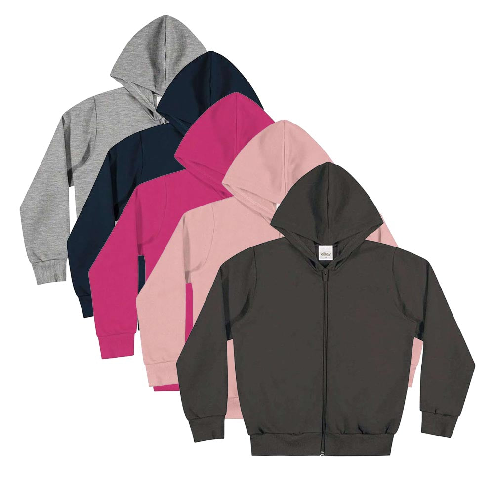 Jaqueta Infantil Lisa em Moletom Peluciado  - Elian