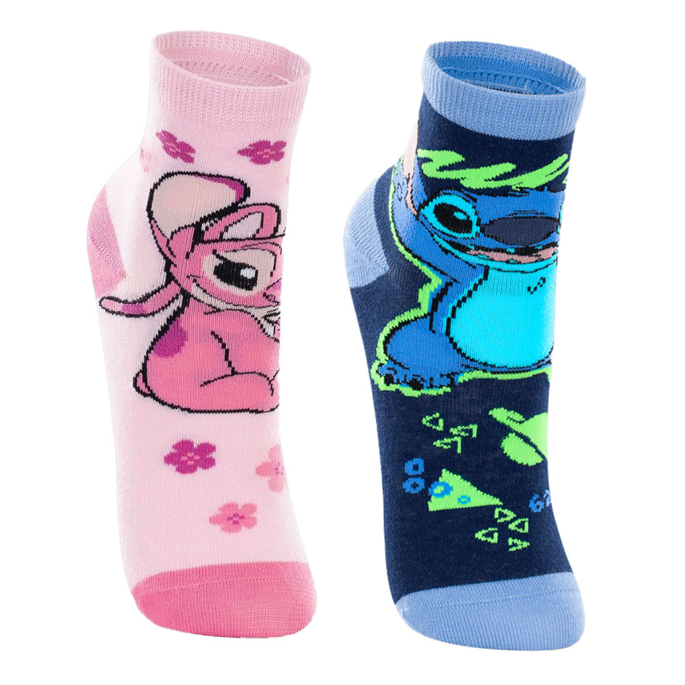 Meia Cano Médio Infantil Disney Stitch Angel - Lupo