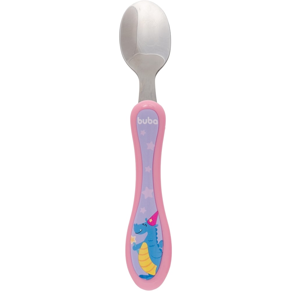 Kit Talher Para Bebê Colher e Garfo Aventuras Princesa - Buba