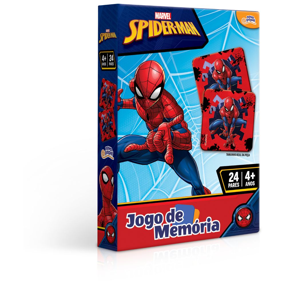 Jogo Da Memória Homem Aranha Marvel 24 Pares - Toyster