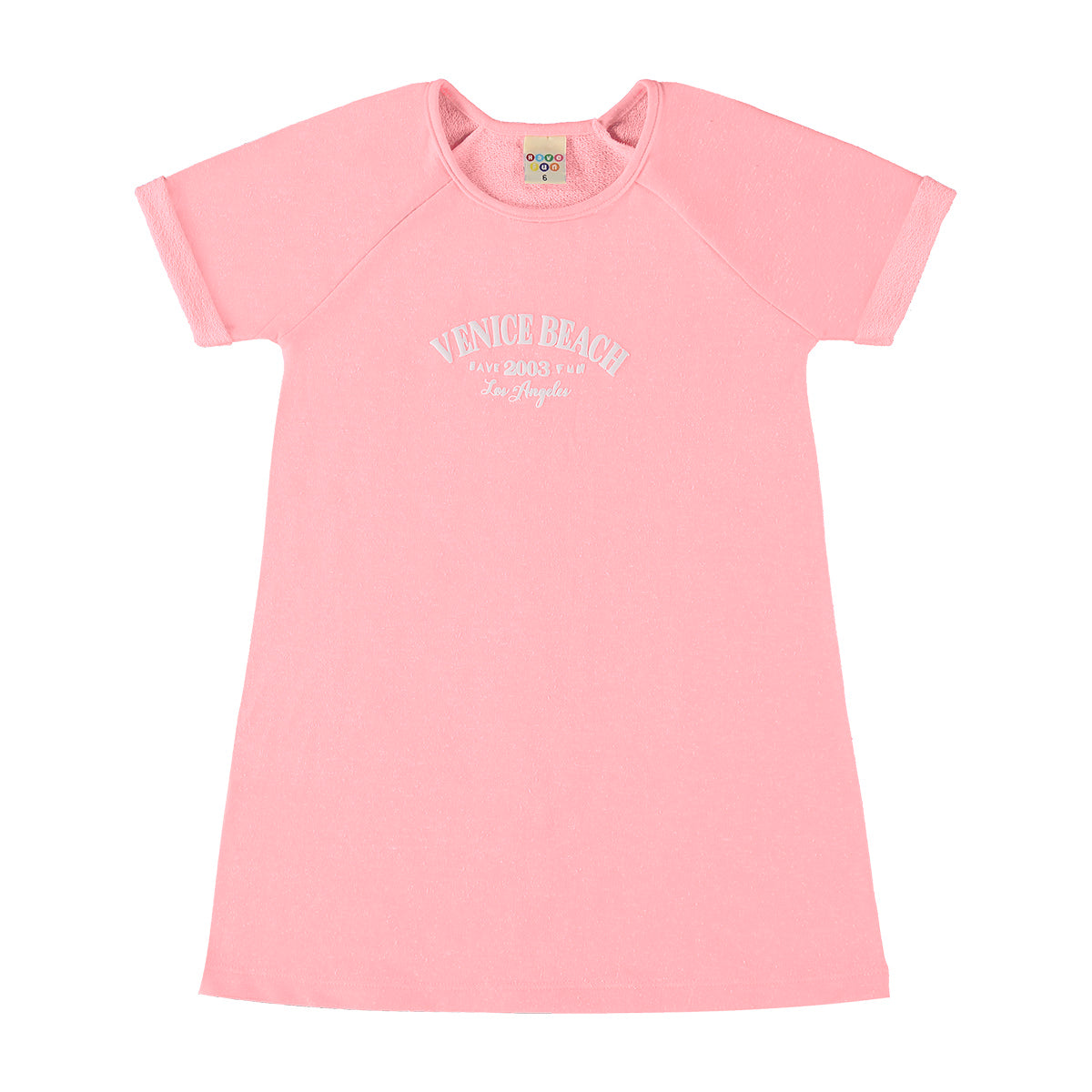 Vestido Infantil Venice Beach Moletinho Neon - Have Fun