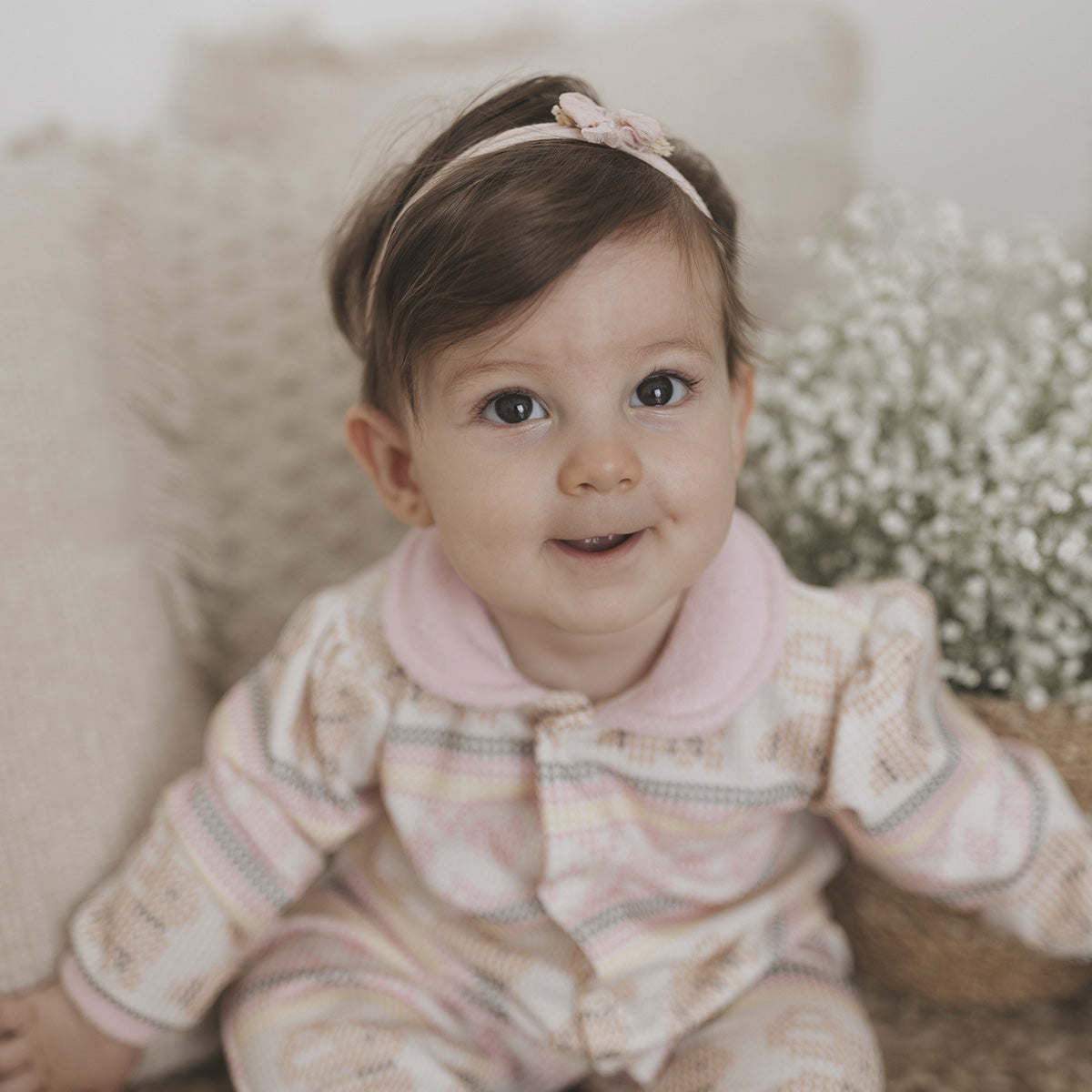 Macacão Moletinho Bebê Menina Coelha - Tilly Baby