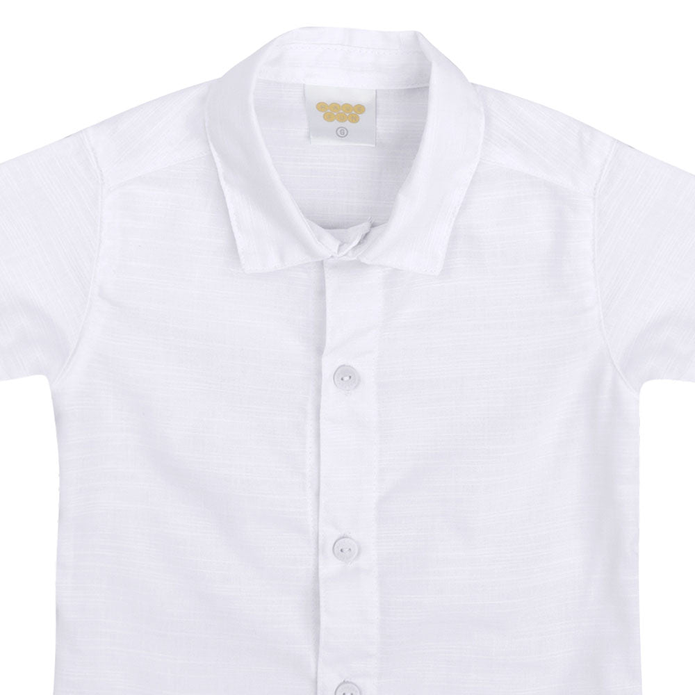 Camisa Social Bebê Menino Classy Cambraia Flamê - Have Fun