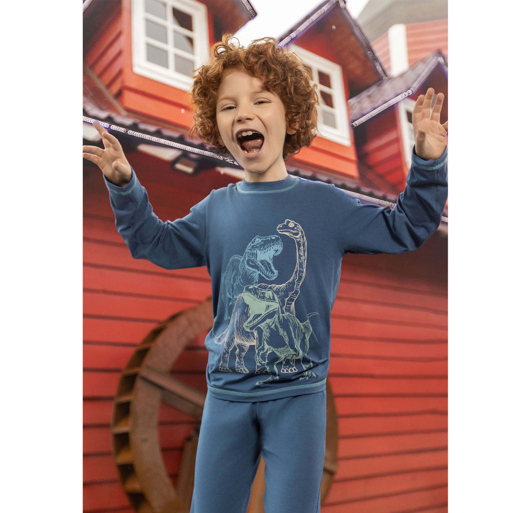 Pijama Infantil Modal Dinossauros Menino - Dedeka