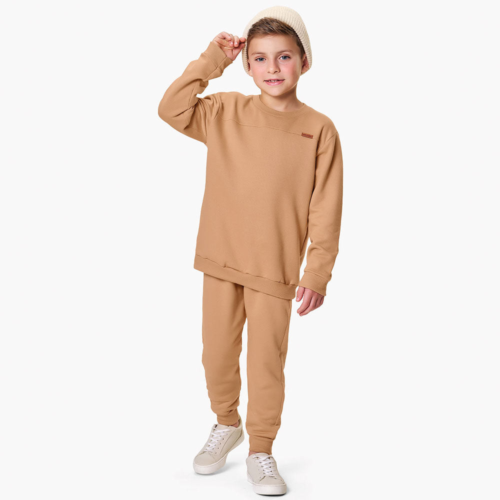 Conjunto Infantil Menino Moletom Peluciado - Kiko e Kika