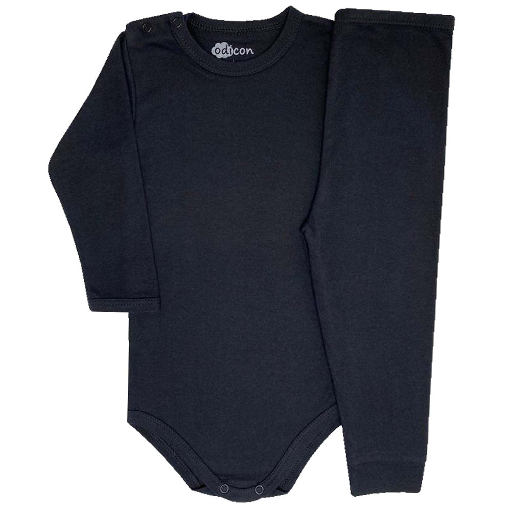 Conjunto Pijama em Suedine Liso Body e Calça - Odicon