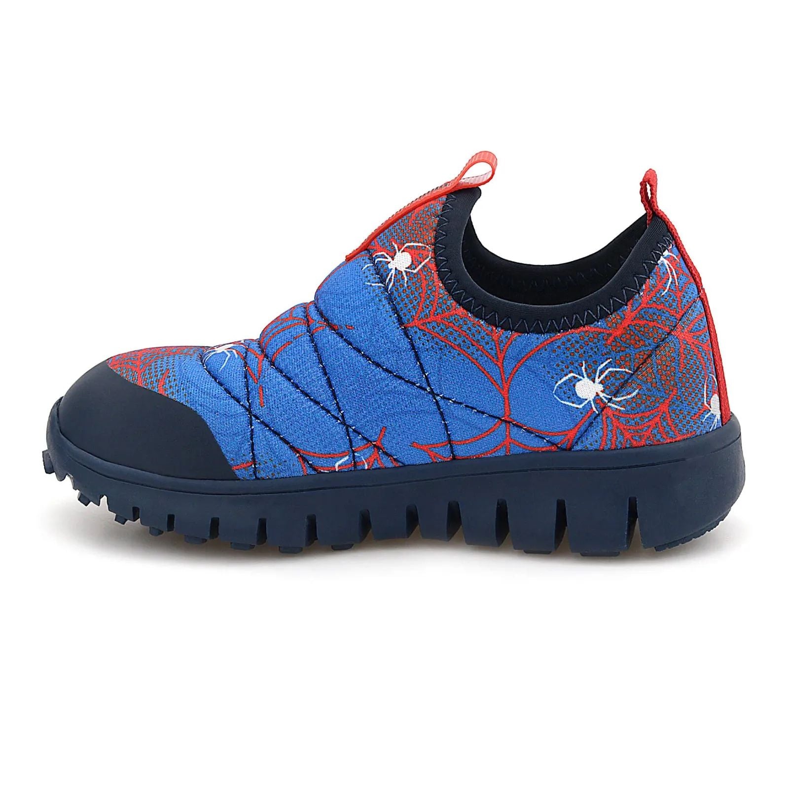 Tênis Infantil Super Flexível Aranha Teia Azul - Novopé