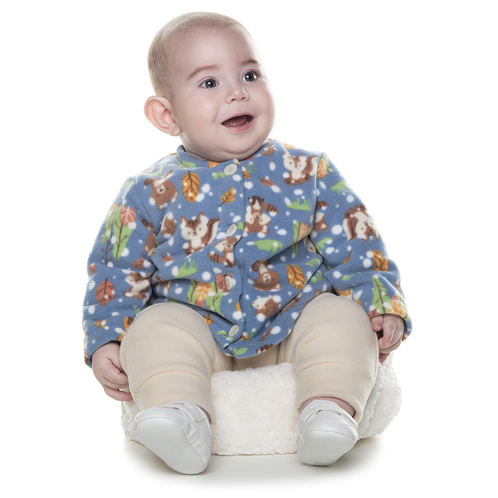 Conjunto Pijama Soft Bebê Menino Bichinhos - Have Fun